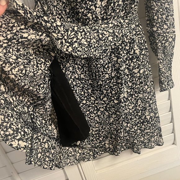 Navy Reformation Sybil One Shoulder Dress - Navy, Size 2 - Picture 3 of 4